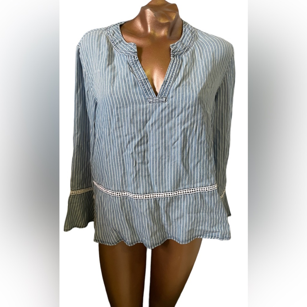 Kelly Renee Chambray Bell Top
